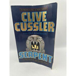 Clive Cussler Serpent Novel From The NUMA Files Paperback 1999 Adventure Fiction